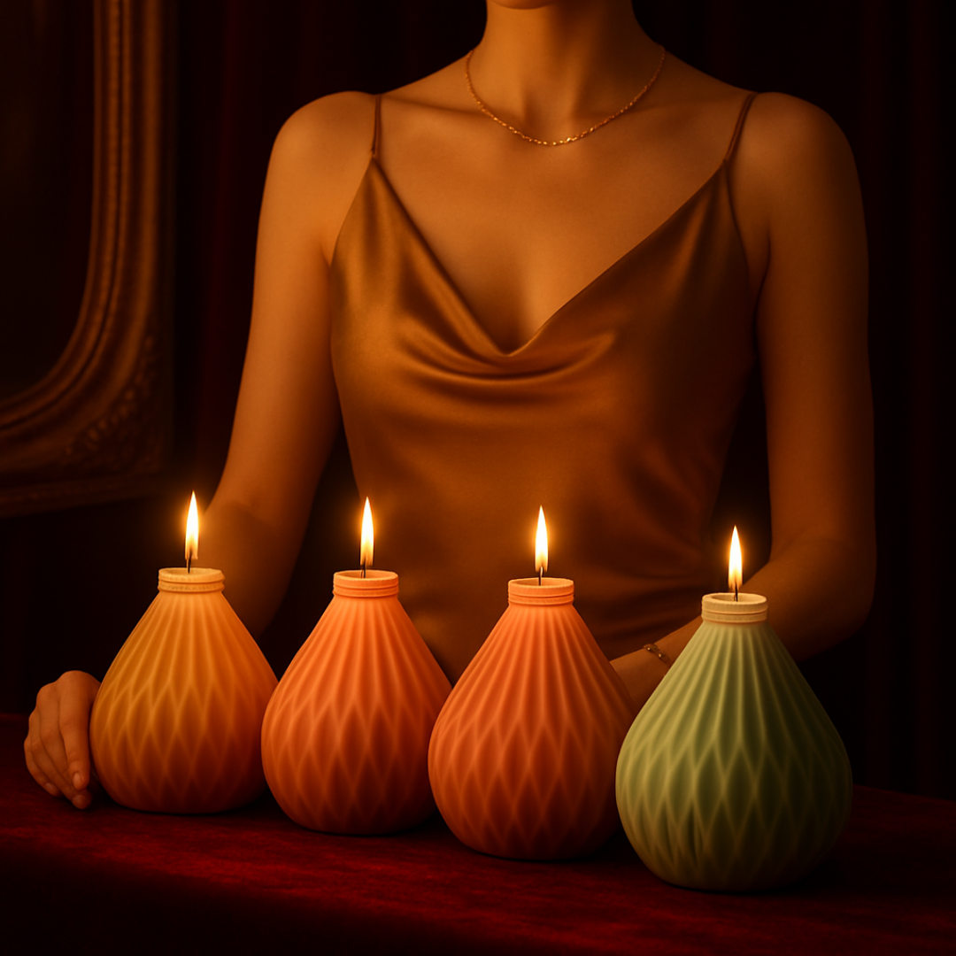 Nordic Pear Shaped Aromatherapy Candles