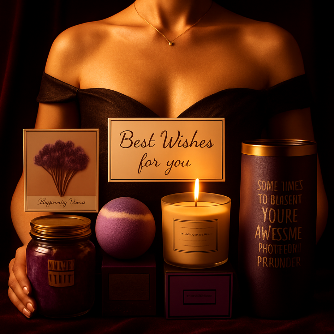 Lavender Scented Candle Gift Set