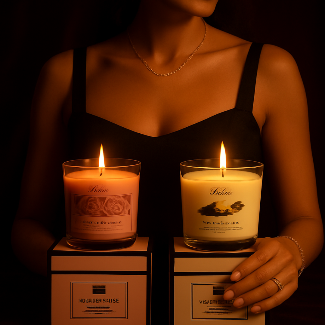 Romantic Plant Fragrance Candles