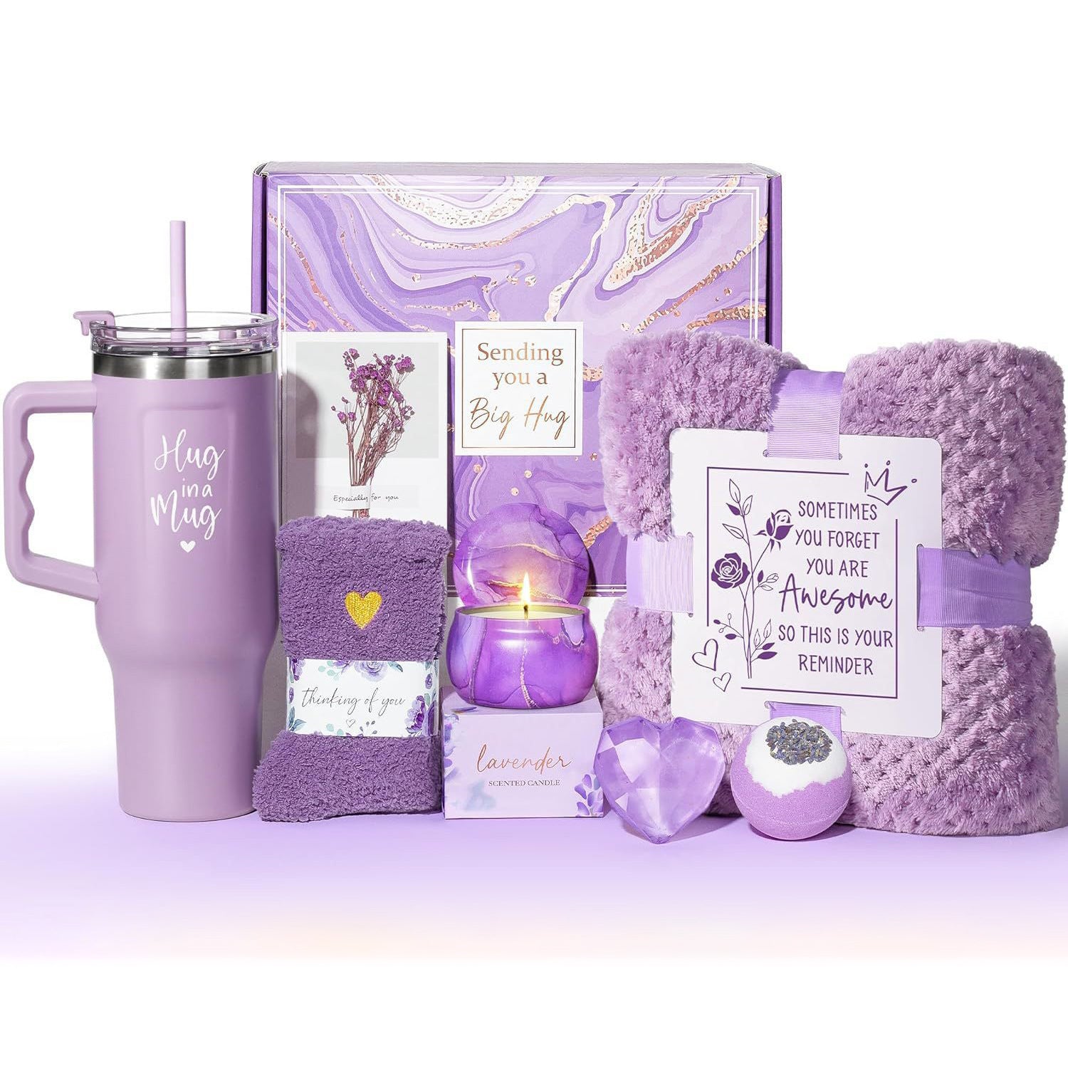 Big Hug Lavender Candle Gift Set