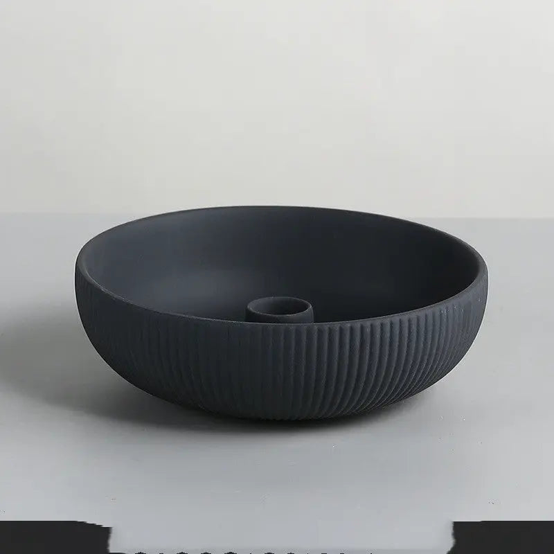 Lumaura_Ceramic Candle Tray Basin 