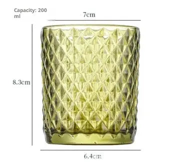 Lumaura_Studded Windproof Candle Glass 