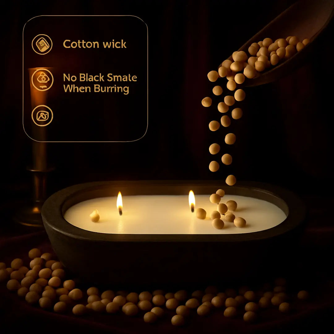 Lumaura_Solid Wood Scented Candle Tray 