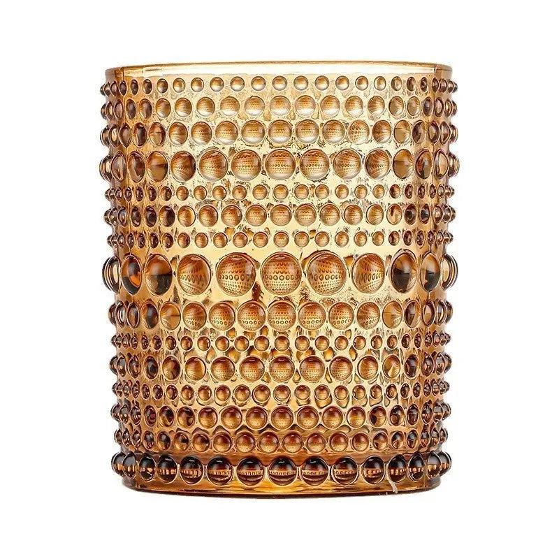 Lumaura_Studded Windproof Candle Glass 