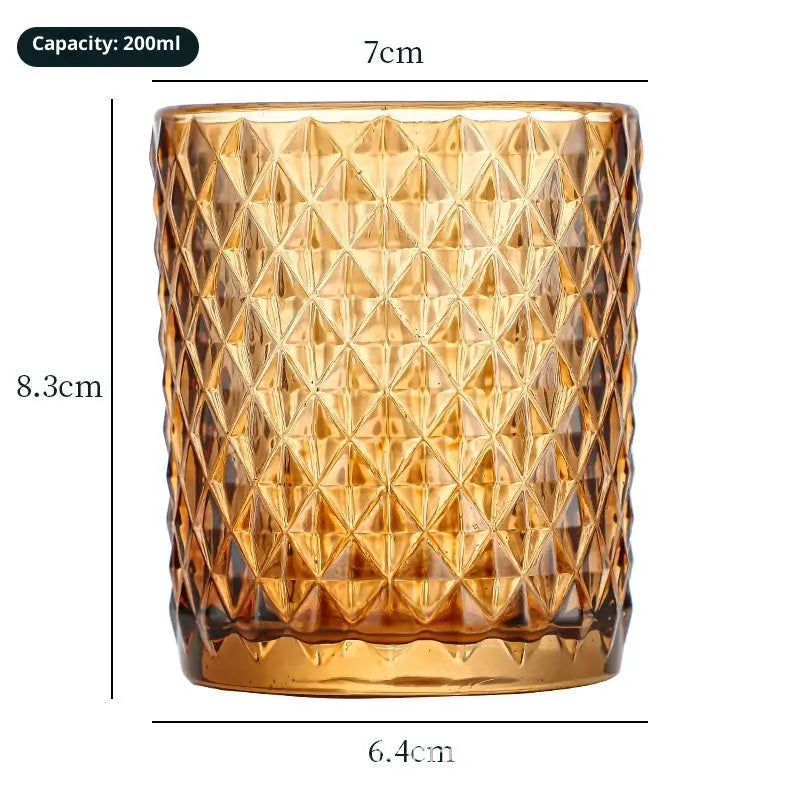 Lumaura_Studded Windproof Candle Glass 