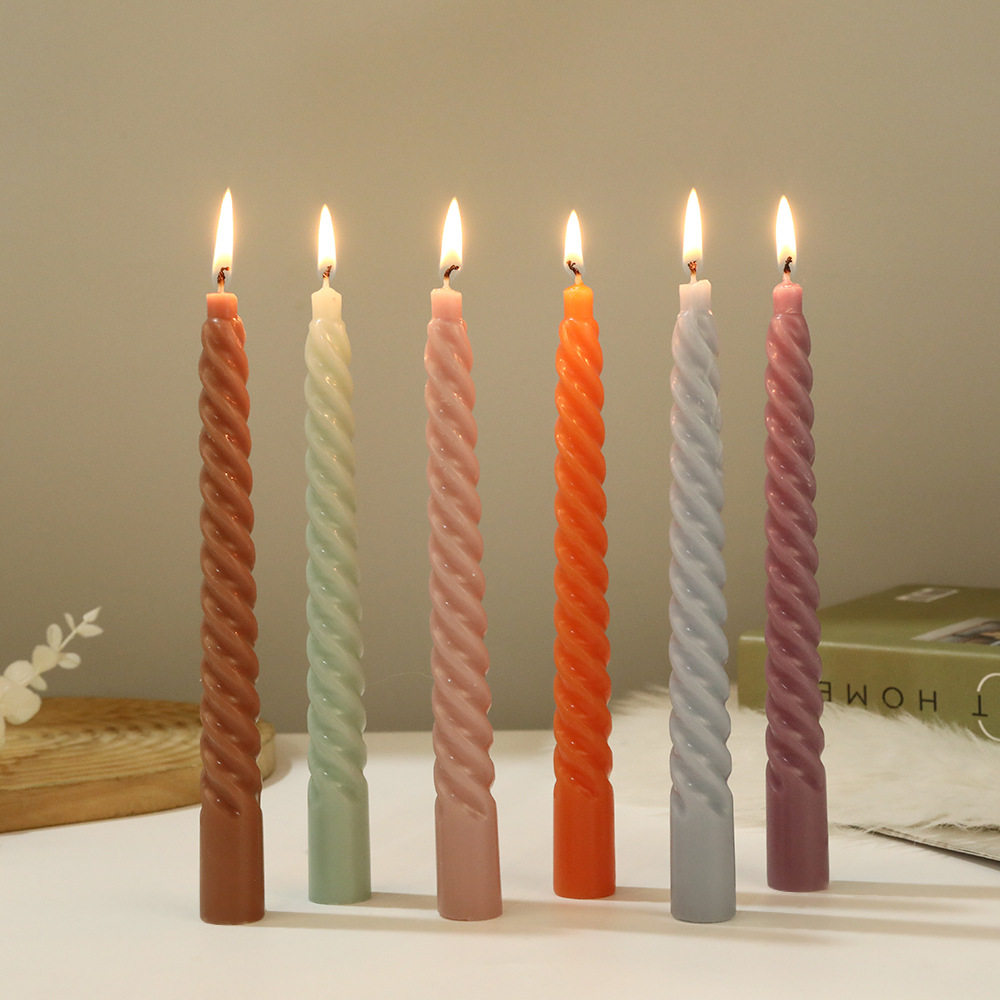 Spiral Decorative Candle Set