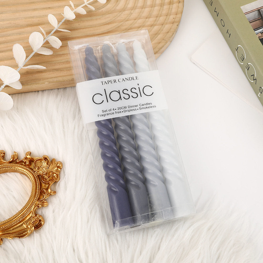 Spiral Decorative Candle Set