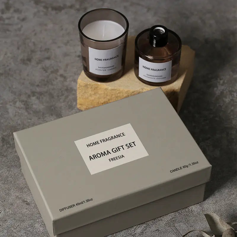 Freesia Long-Lasting Scented Candle Gift Set