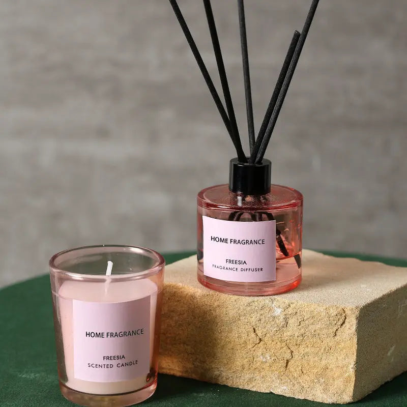 Freesia Long-Lasting Scented Candle Gift Set