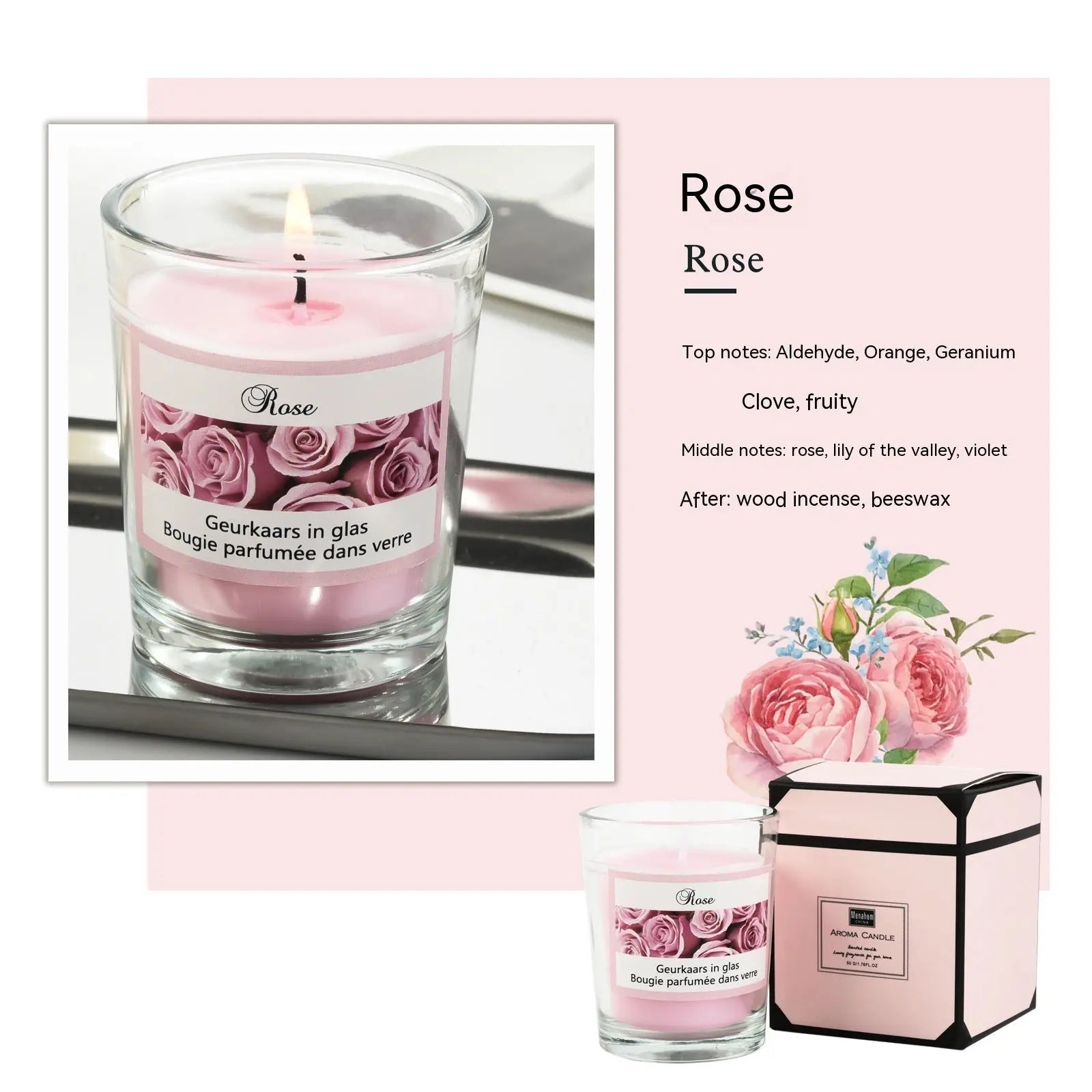 Lumaura_Romantic Plant Fragrance Candles 