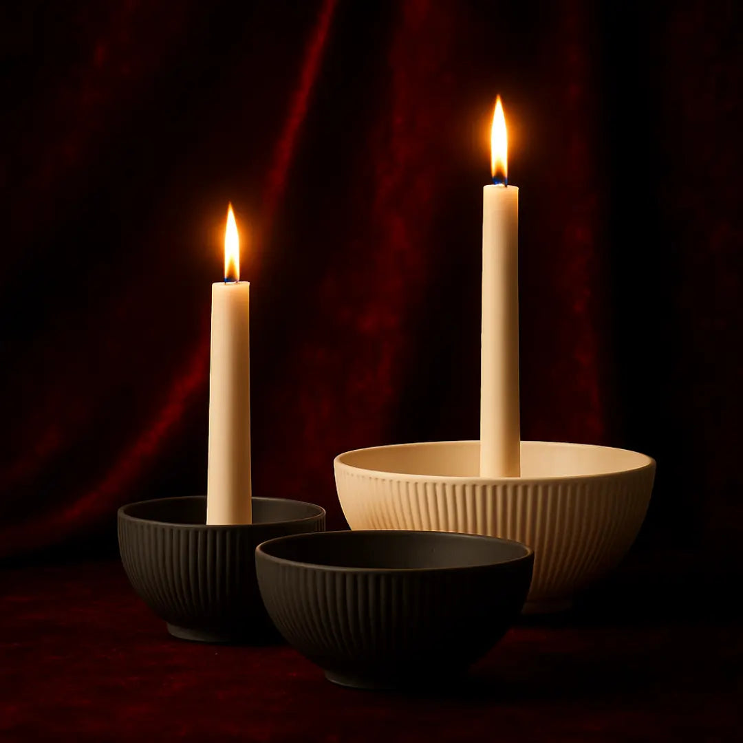Lumaura_Ceramic Candle Tray Basin 