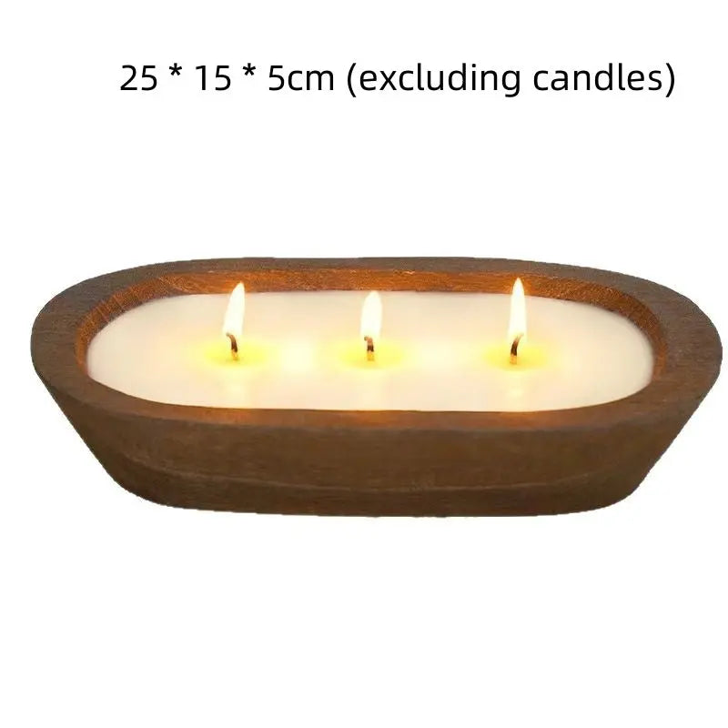 Lumaura_Solid Wood Scented Candle Tray 