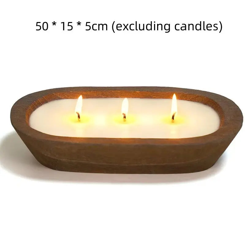 Lumaura_Solid Wood Scented Candle Tray 