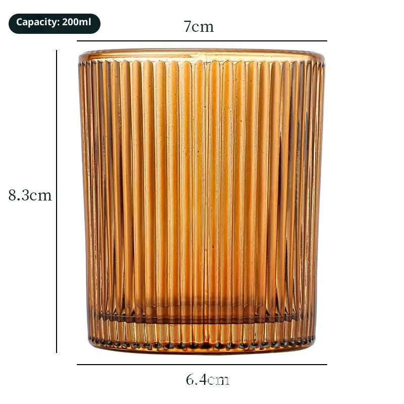 Lumaura_Studded Windproof Candle Glass 