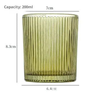 Lumaura_Studded Windproof Candle Glass 