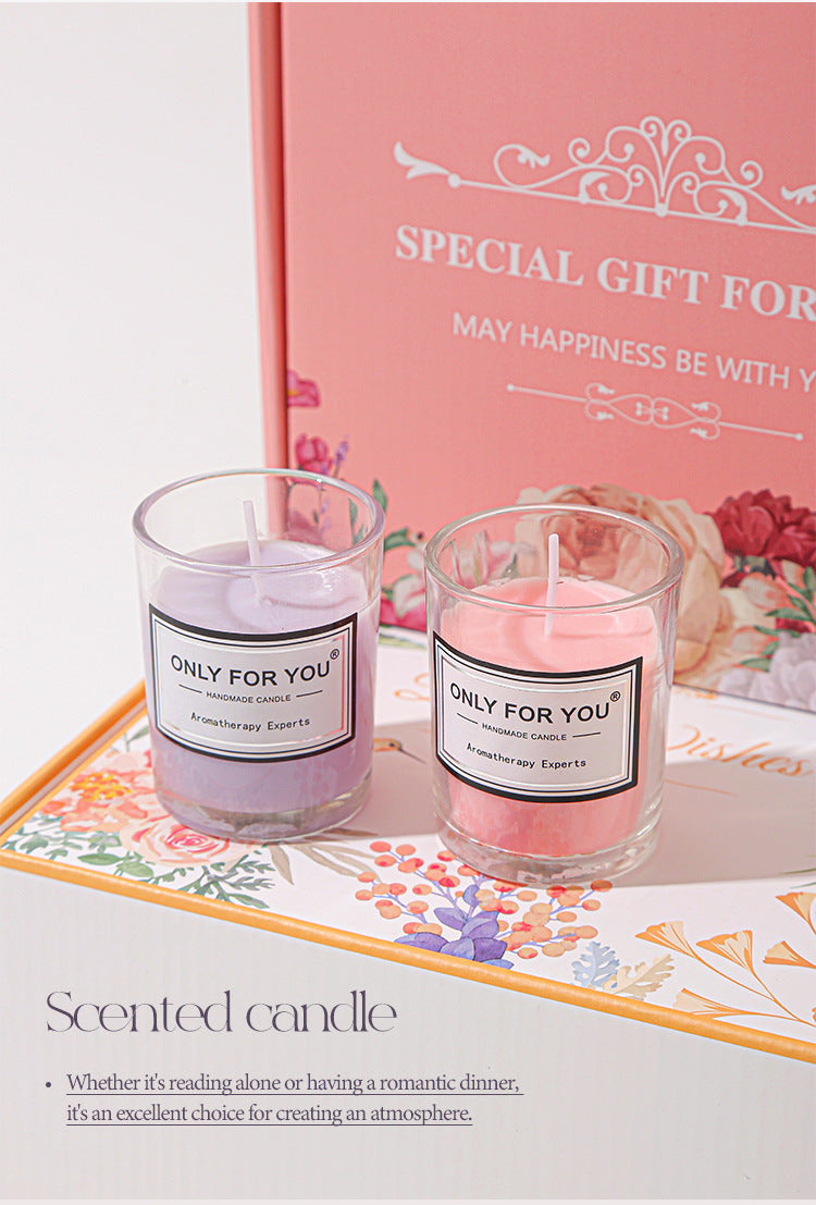 Purple Aromatherapy Candle & Bath Gift Set